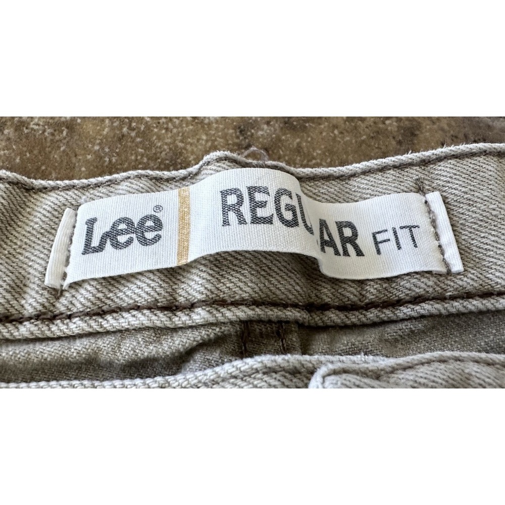 Lee Jeans Relaxed Fit Men's Size 42X30 Tan Straight Leg Denim Fit 41X 29 - Picture 6 of 8